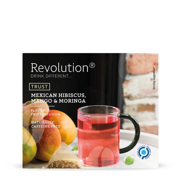 REVOLUTION TEA MEXICAN WHITE HIBISCUS, MANGO & MORINGA
