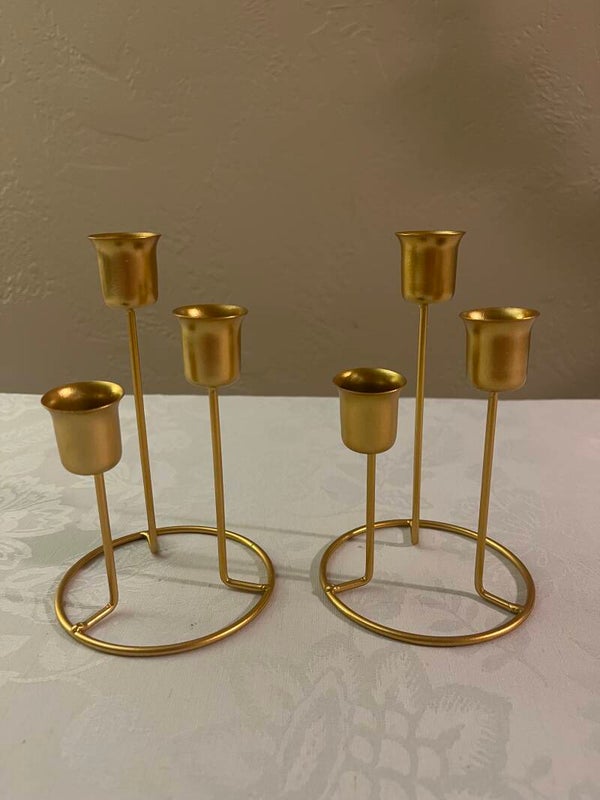 Tapered candle holders (2)