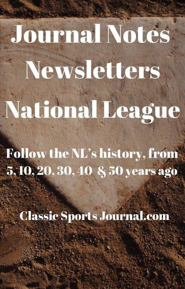 Journal Notes: National League January 2026