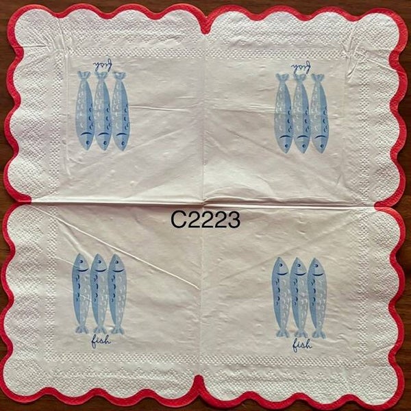 Beach (C2223) - Blue Fish