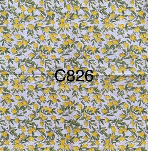 Fruits (C826) - Lemon Wallpaper