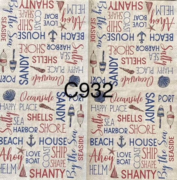 Beach (C932) - Beachy Words