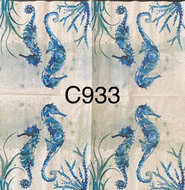 Beach (C933/1381) - Two Seahorses