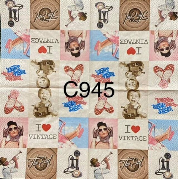 Valentines (C945) - Vintage Collage