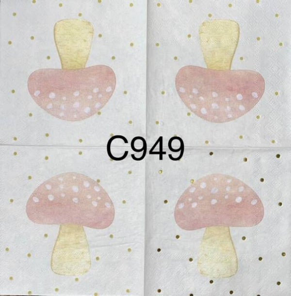 Vegetables (C949) - Mushrooms with Dots