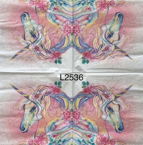 Cartoons (L2536) - Colorful Unicorn