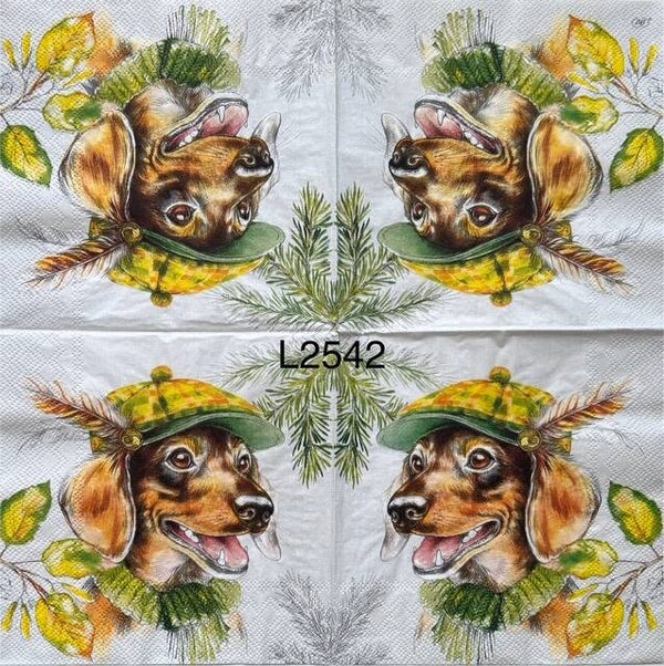 Dogs (L2542) - Hunting Dog with Hat (goes with L2541 and L2532)