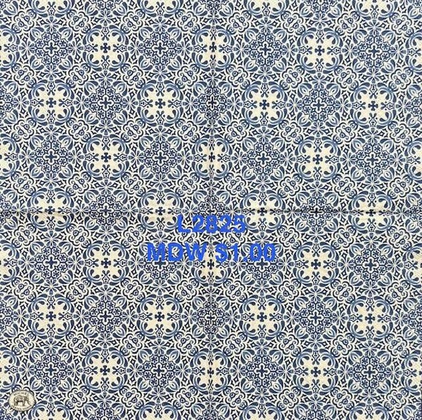 Designs (L2825) - MDW Blue and White Pattern