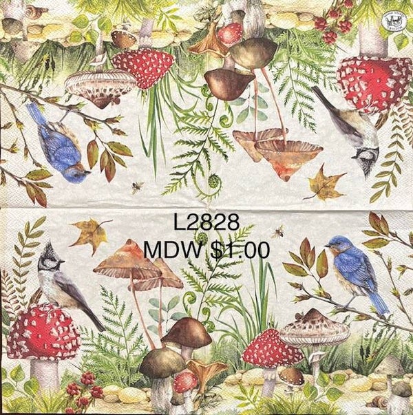 Vegetables (L2828) - MDW Mushrooms and Birds