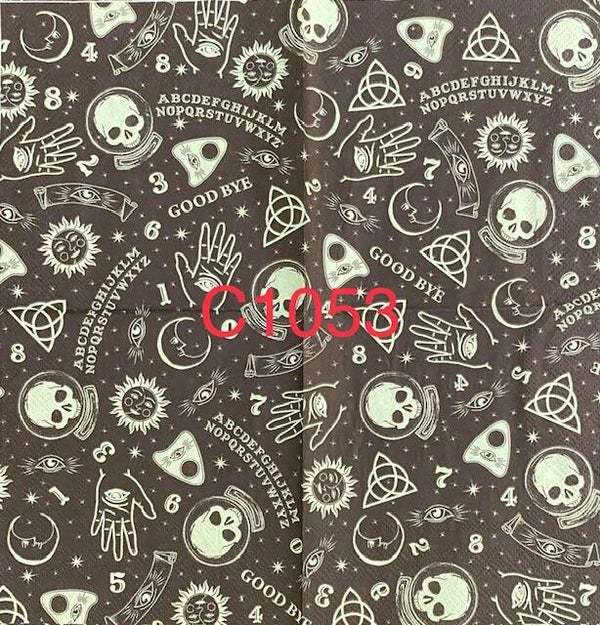 Halloween (C1053) - Skeleton, Moon, Hand, Sun Wallpaper