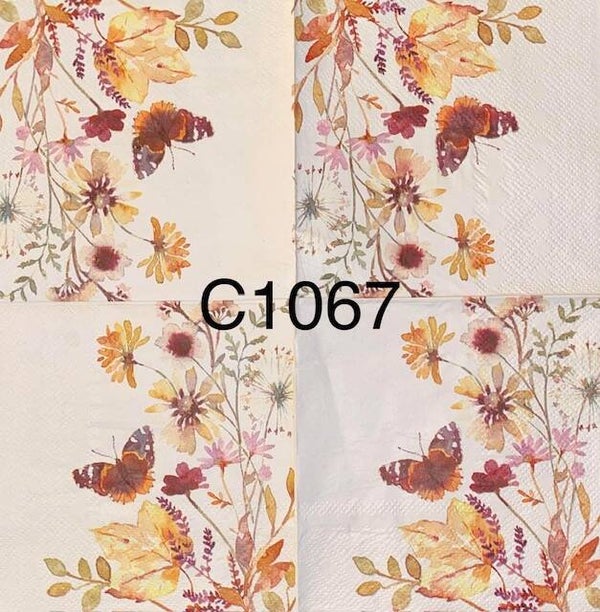 Flowers (C1067) - Earth Tones