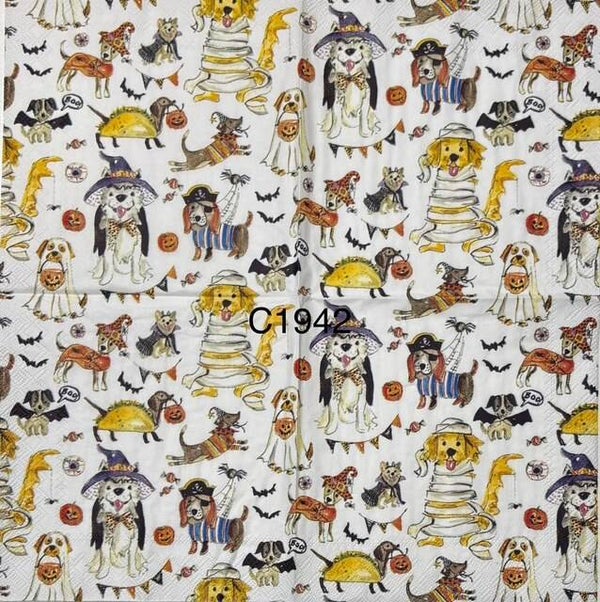 Halloween (C1942) - Dogs Dressed Up For Halloween
