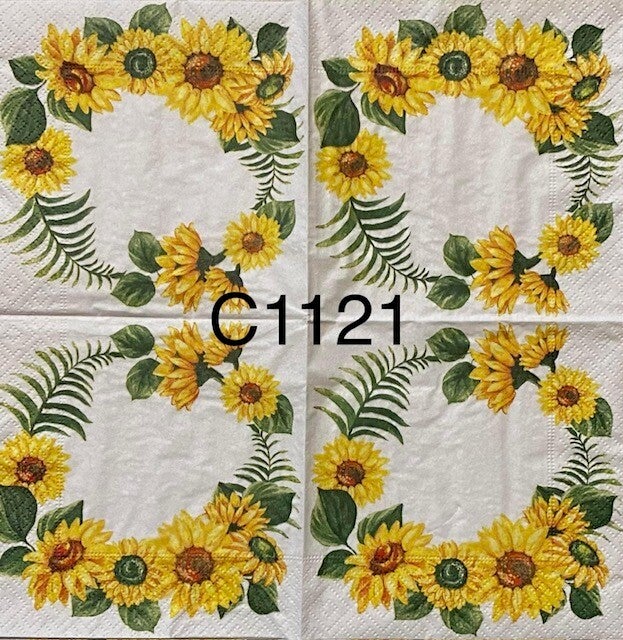 Bargain - Fall (C1121) - Sunflower Wreath