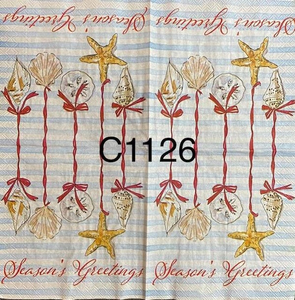 Christmas (C1126) - Beach Themed Ornaments
