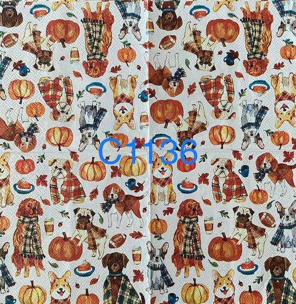 Dogs (C1136/1157) - Dogs with All Things Fall