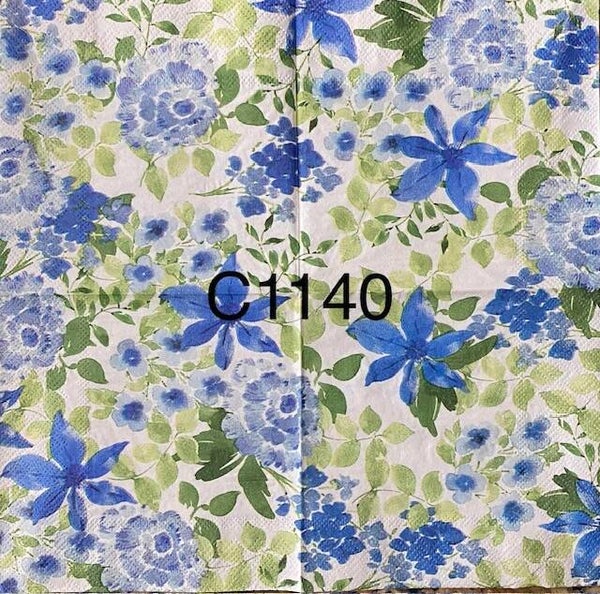 Flowers (C1140) - Blue Flowers