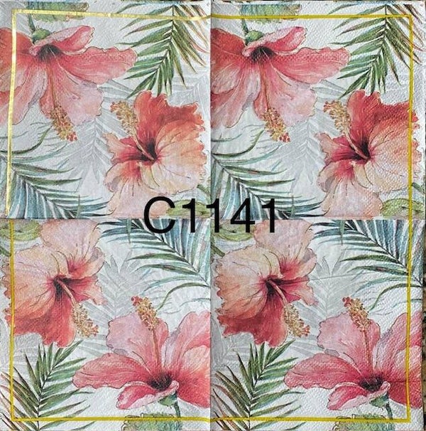 Flowers (C1141) - Pink Hibiscus