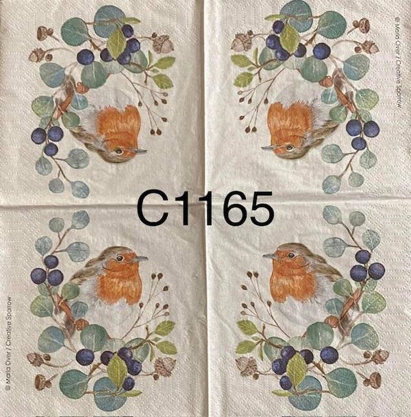 Birds (C1165) - Bird with Eucalyptus