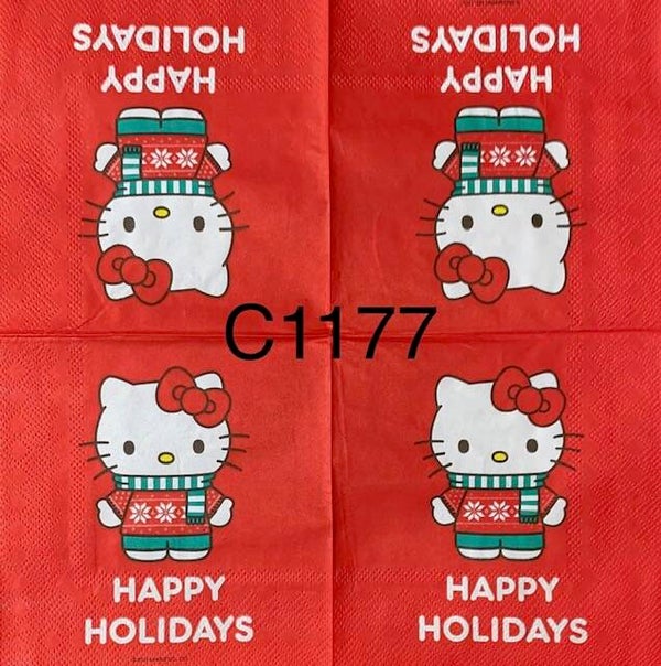Christmas (C1177) - Hello Kitty "Happy Holidays"