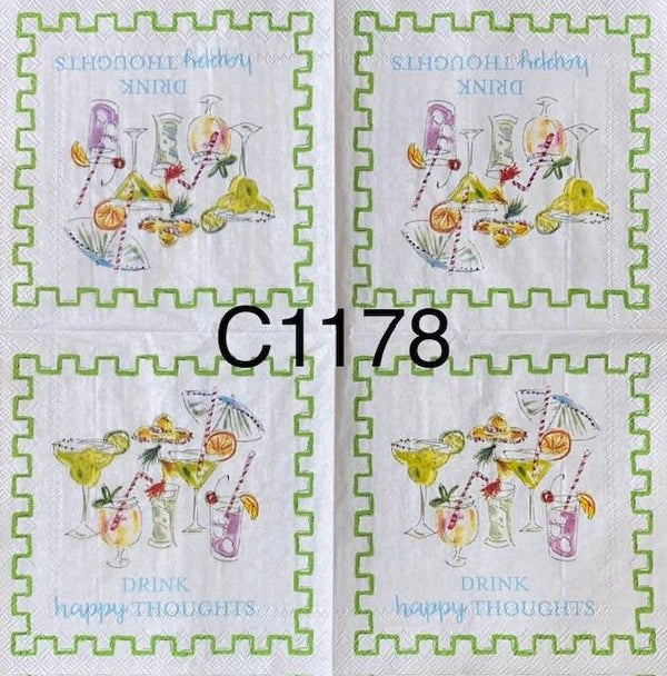 Drinks (C1178) - Drink Happy Thoughts