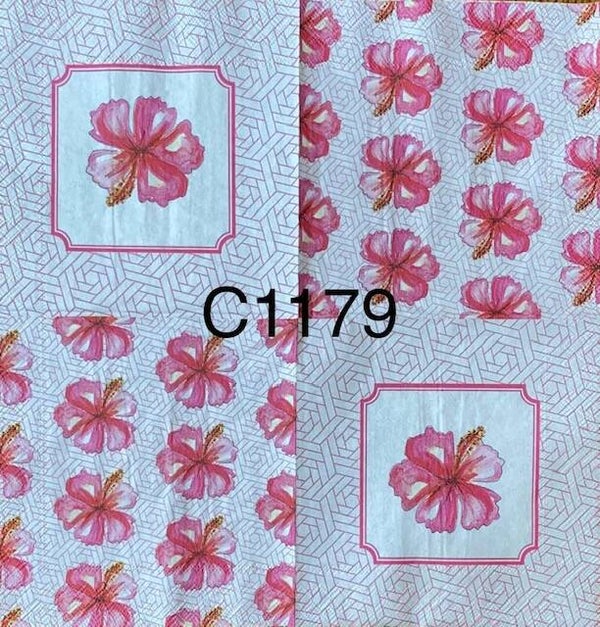 Flowers (C1179) - Pink Hibiscus