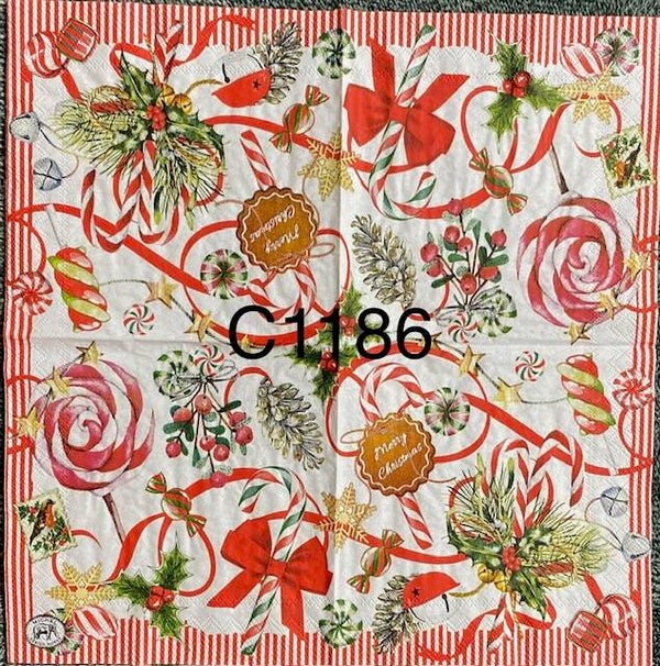 Christmas (C1186) - MDW Candy Ribbons
