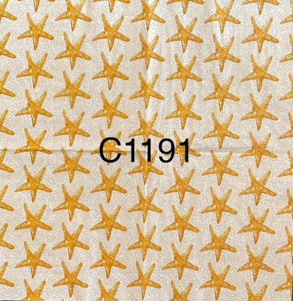 Beach (C1191) - Star Fish (Orange)