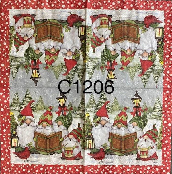 Gnomes (C1206/1303) - Four Christmas Gnomes Singing