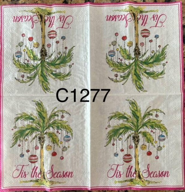 Christmas (C1277) - Palm Tree "tis the season"