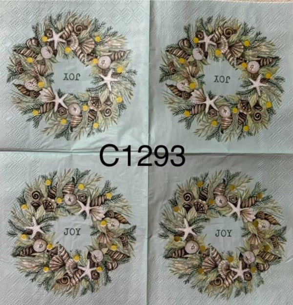 Christmas (C1293) - Shell Wreath