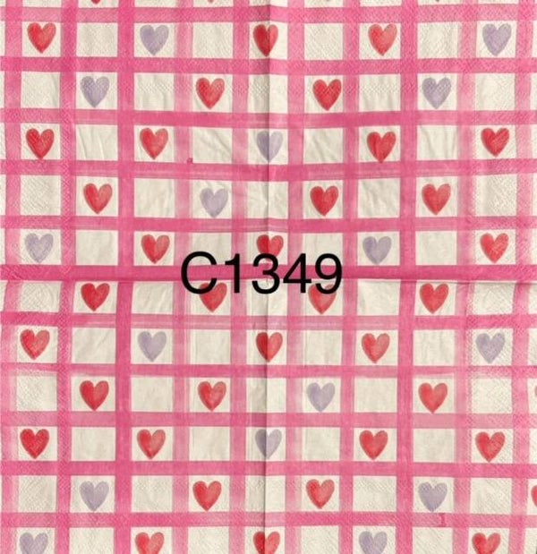 Valentines (C1349) - Hearts in Squares