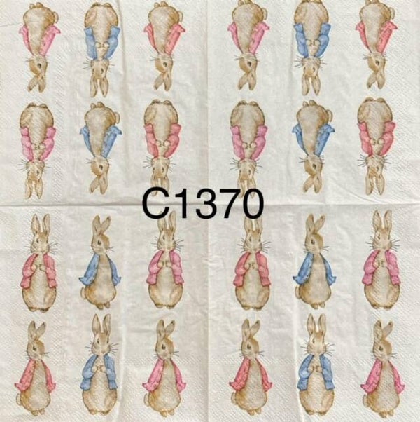 Easter (C1370) - Pink and Blue Bunnies