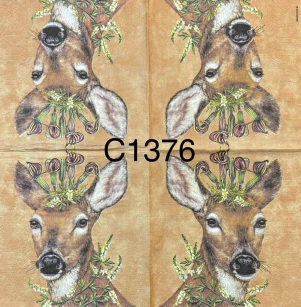 Deer (C1376) - Woodland Princess Deer with Flower Headpiece