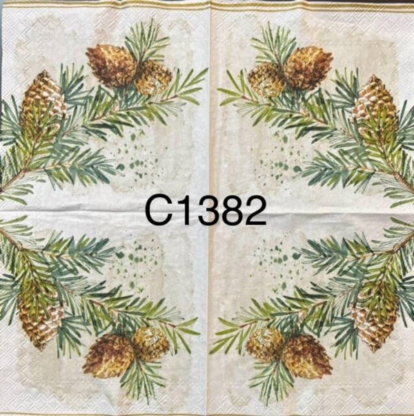 Christmas (C1382) - Pine and Pinecones