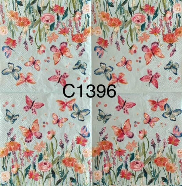 Flowers (C1396) - Wildflowers and Butterflies
