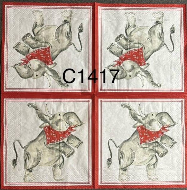 Animals (C1417) - Red Elephant