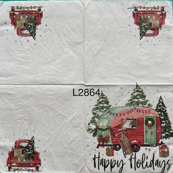 Christmas (L2864) - Happy Holidays Camper