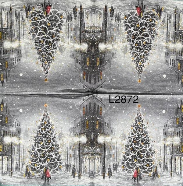 Scene (L2872) - Christmas Tree in the Middle of the City