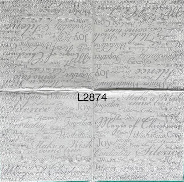 Christmas (L2874) - Christmas Words Background