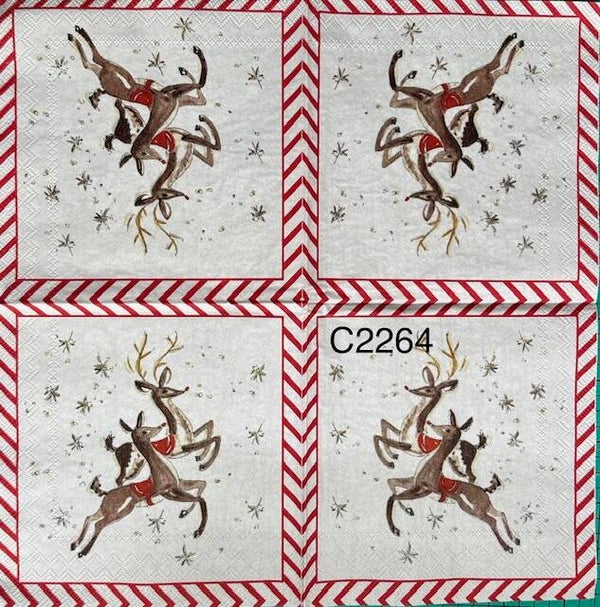 Christmas (C2264) - Two Reindeer in the Sky
