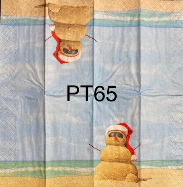 Christmas (PT65) - Sand Snowman