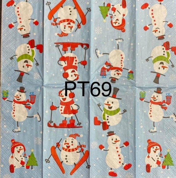 Christmas (PT69) - Snowman Skiing