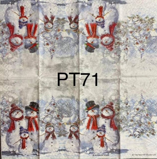 Christmas (PT71) - Snowman Family