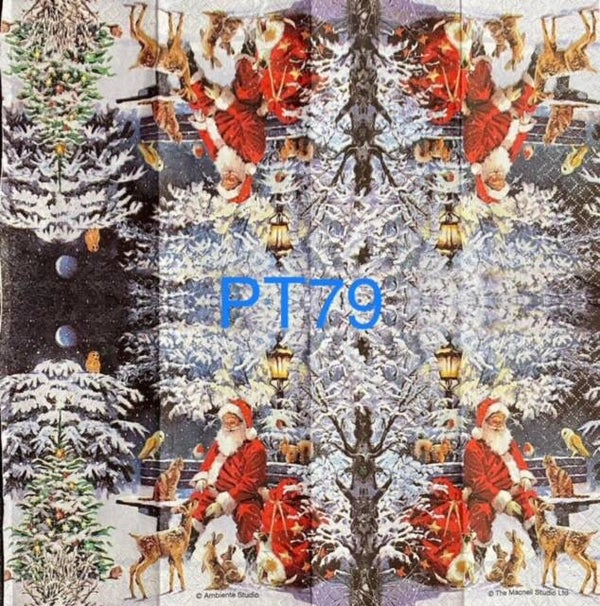 Christmas (PT79) - Santa on Bench