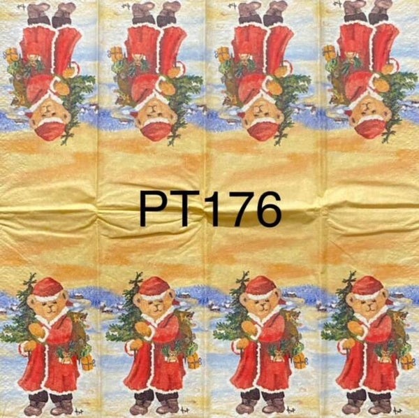 Christmas (PT179) - Santa Teddy Bear