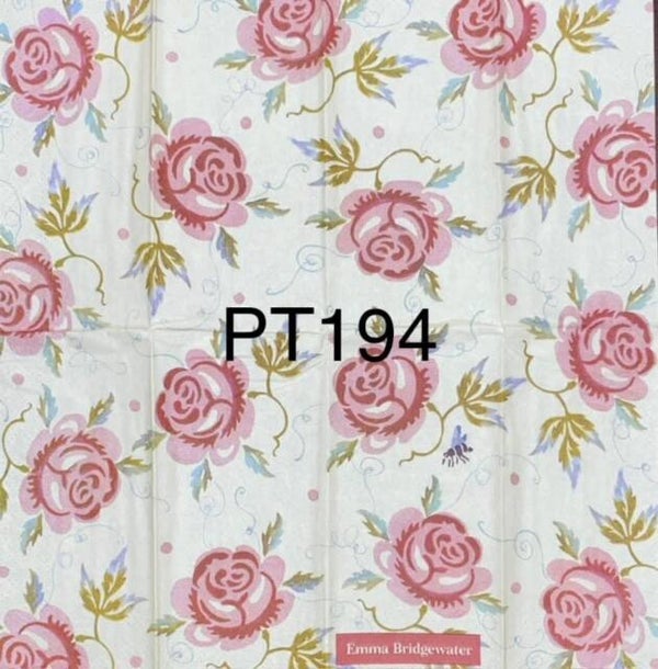 Flowers (PT194) - Rose and Bee