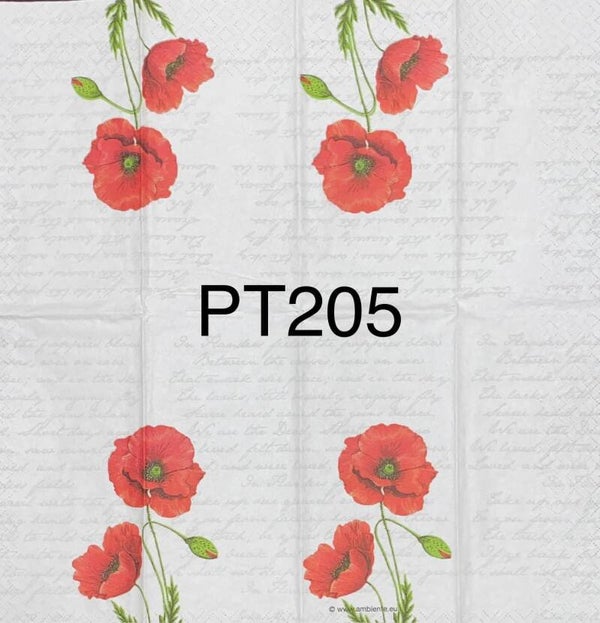 Flowers (PT205) - Proud Poppy