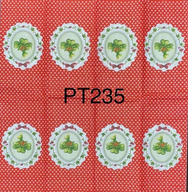 St. Patrick's Day (PT235) - Frog Sitting on Clover