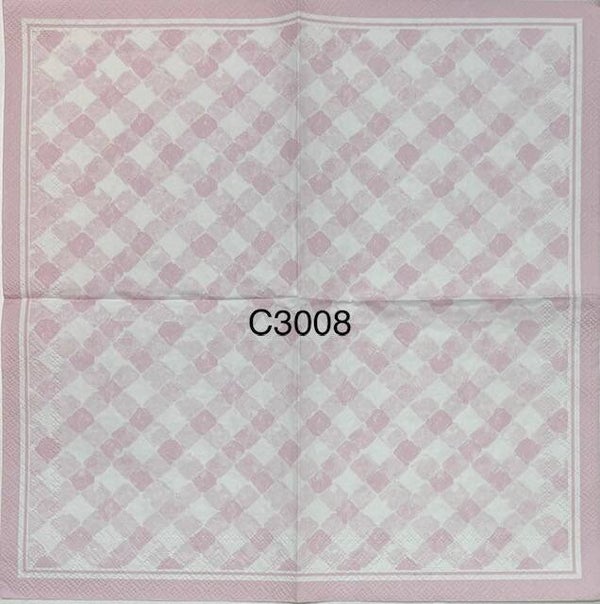Design (C3008) - Pink and White Pattern