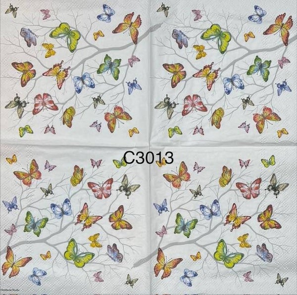 Butterflies (C3013) - Lots of Butterflies on Branches
